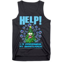 Surrounded By Snowflakes Tank Top