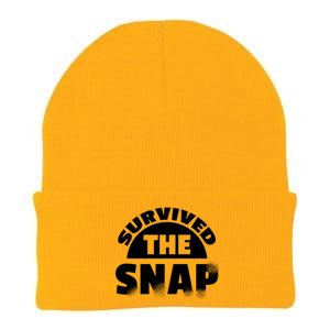 Survived The Snap Knit Cap Winter Beanie