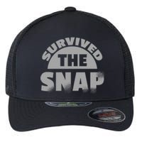 Survived The Snap Flexfit Unipanel Trucker Cap