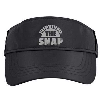 Survived The Snap Adult Drive Performance Visor