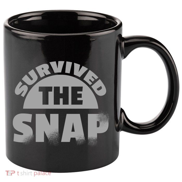 Survived The Snap 11oz C Handle Ceramic Mug