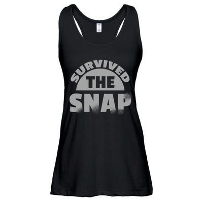 Survived The Snap Ladies Essential Flowy Tank