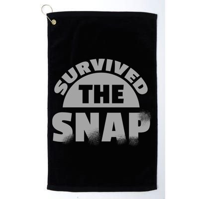 Survived The Snap Golf Towel
