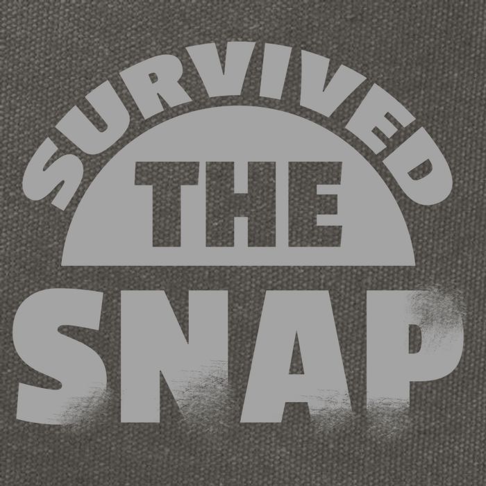 Survived The Snap Cotton Canvas Backpack