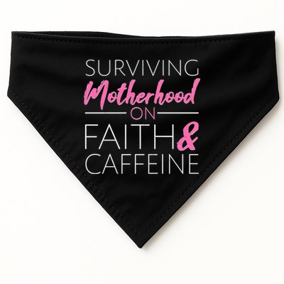 Surviving Motherhood on Faith and Caffeine USA-Made Doggie Bandana