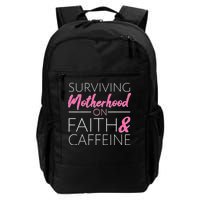 Surviving Motherhood on Faith and Caffeine Daily Commute Backpack