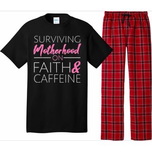 Surviving Motherhood on Faith and Caffeine Pajama Set