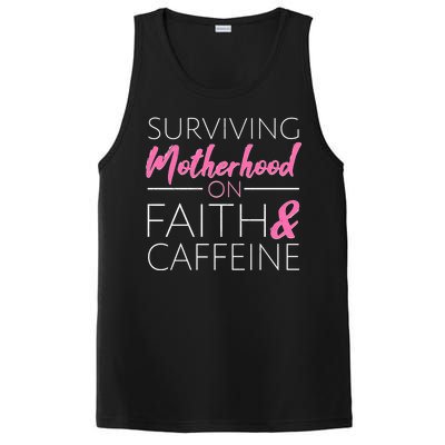 Surviving Motherhood on Faith and Caffeine PosiCharge Competitor Tank