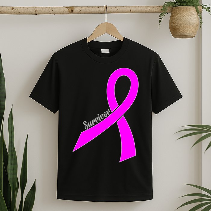 Survivor Breast Cancer Ribbon T-Shirt