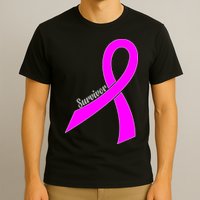 Survivor Breast Cancer Ribbon T-Shirt