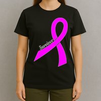 Survivor Breast Cancer Ribbon T-Shirt