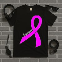Survivor Breast Cancer Ribbon T-Shirt