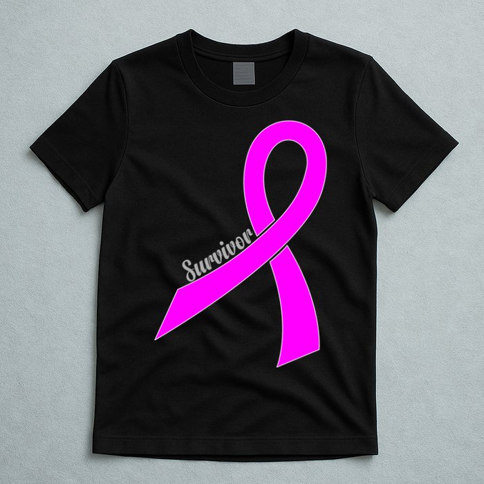 Survivor Breast Cancer Ribbon T-Shirt