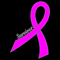 Survivor Breast Cancer Ribbon Poster