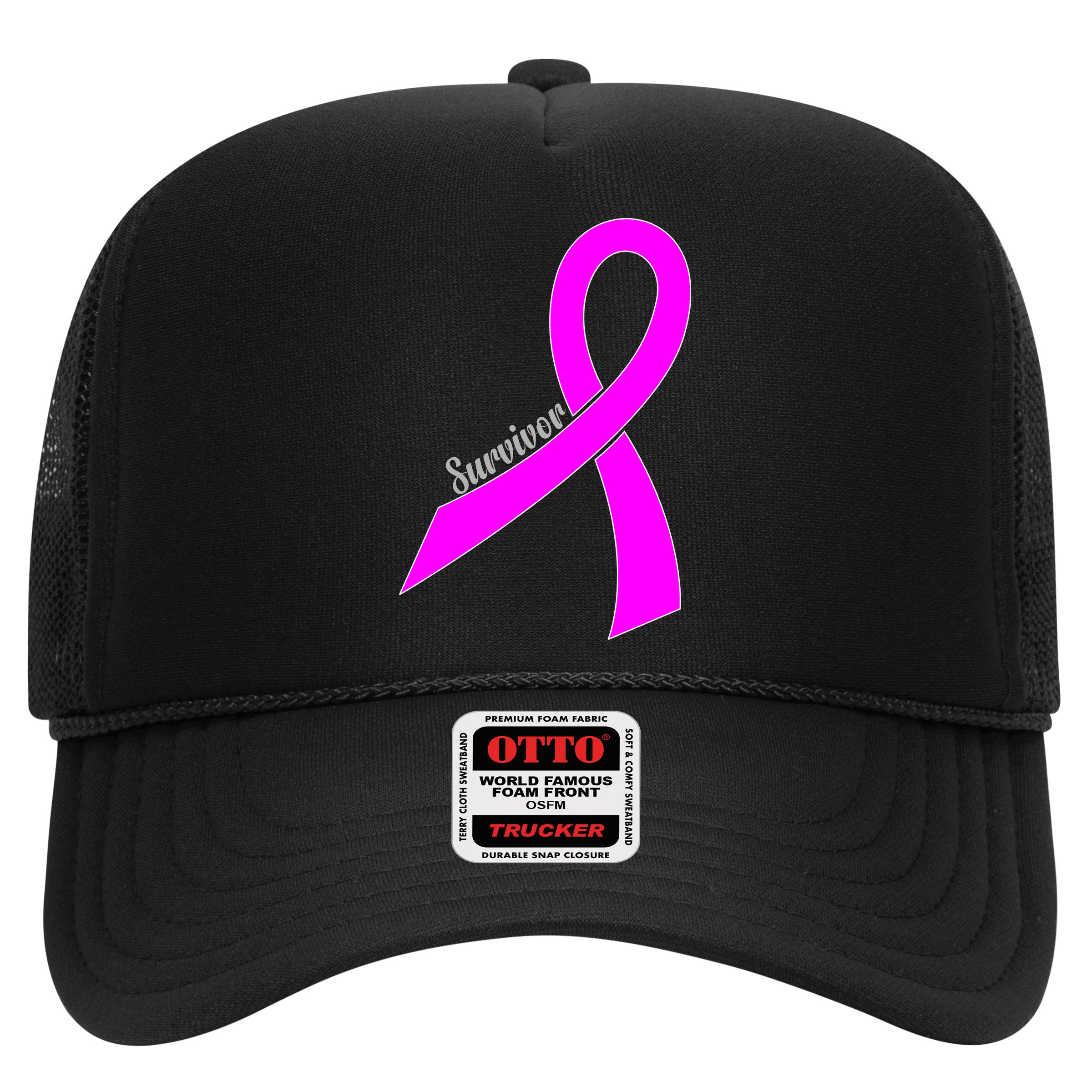 Survivor Breast Cancer Ribbon Hat
