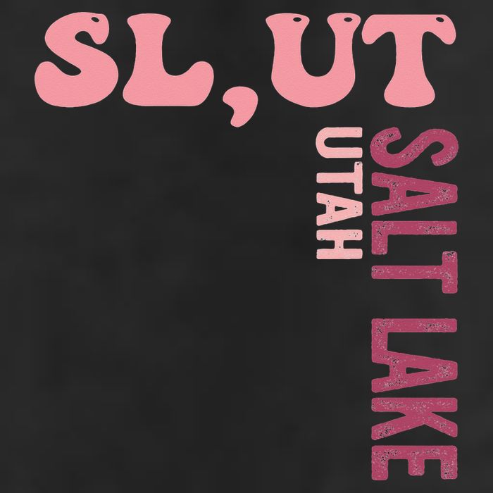 Slut Utah Salt Lake Apparel 7 Panel Mesh Trucker Snapback Hat