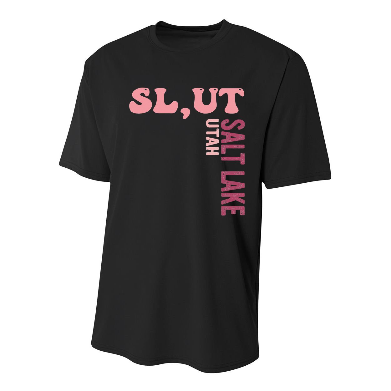 Slut Utah Salt Lake Apparel Youth Performance Sprint T-Shirt