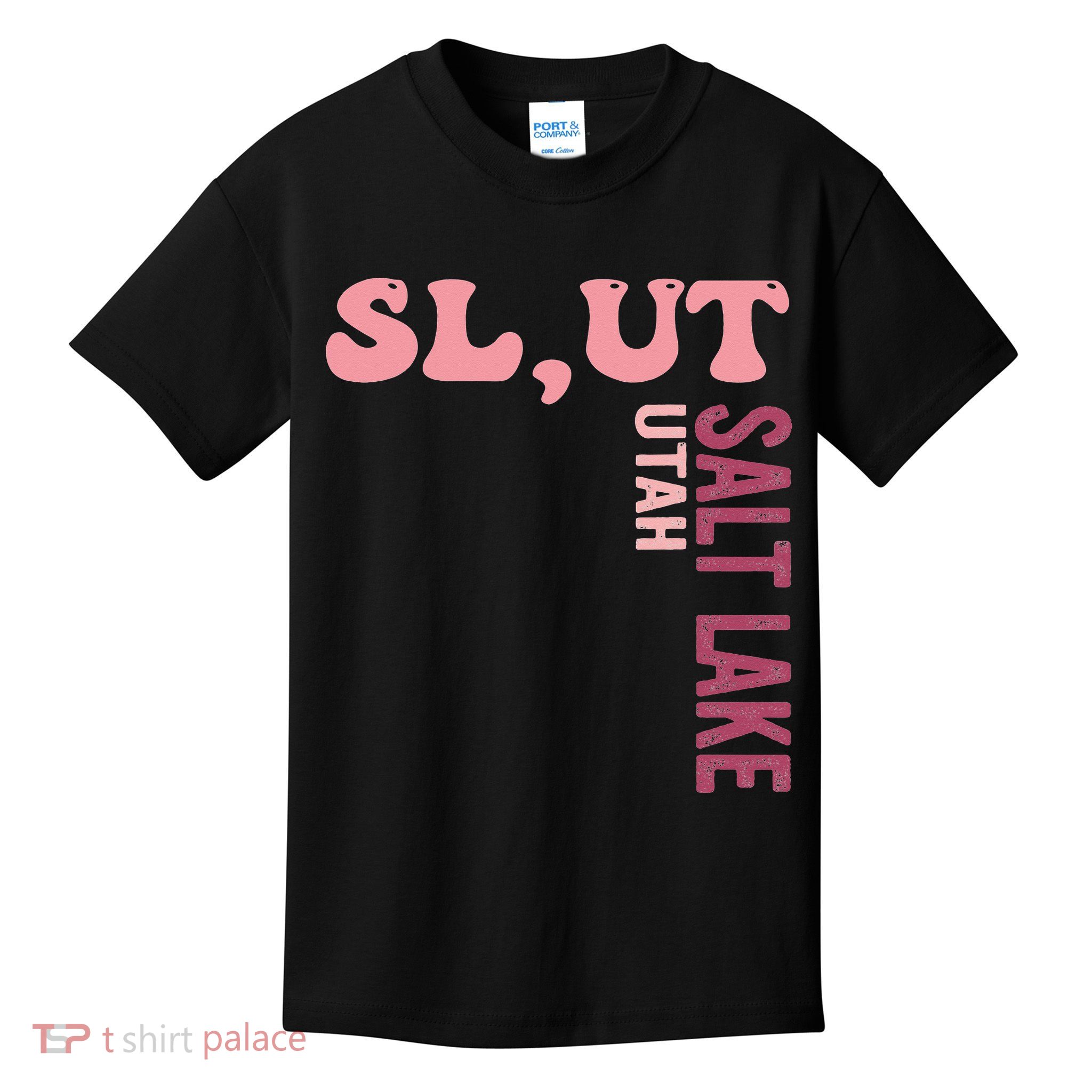 Slut Utah Salt Lake Apparel Kids T-Shirt