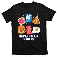 Serving Up Smiles Lunch Lady T-Shirt