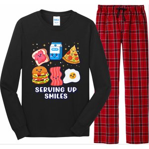 Serving Up Smiles Lunch Lady Long Sleeve Pajama Set