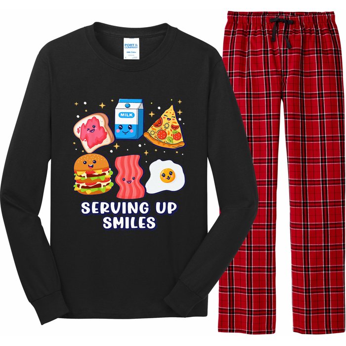 Serving Up Smiles Lunch Lady Long Sleeve Pajama Set