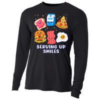 Serving Up Smiles Lunch Lady Cooling Performance Long Sleeve Crew