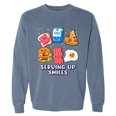 Serving Up Smiles Lunch Lady Garment-Dyed Sweatshirt