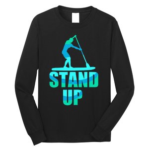 Stand Up Sup Stand Up Paddling Paddle Board Long Sleeve Shirt