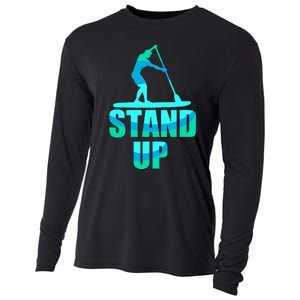 Stand Up Sup Stand Up Paddling Paddle Board Cooling Performance Long Sleeve Crew