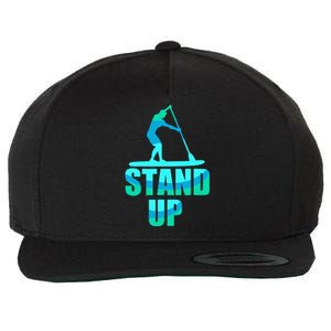 Stand Up Sup Stand Up Paddling Paddle Board Wool Snapback Cap