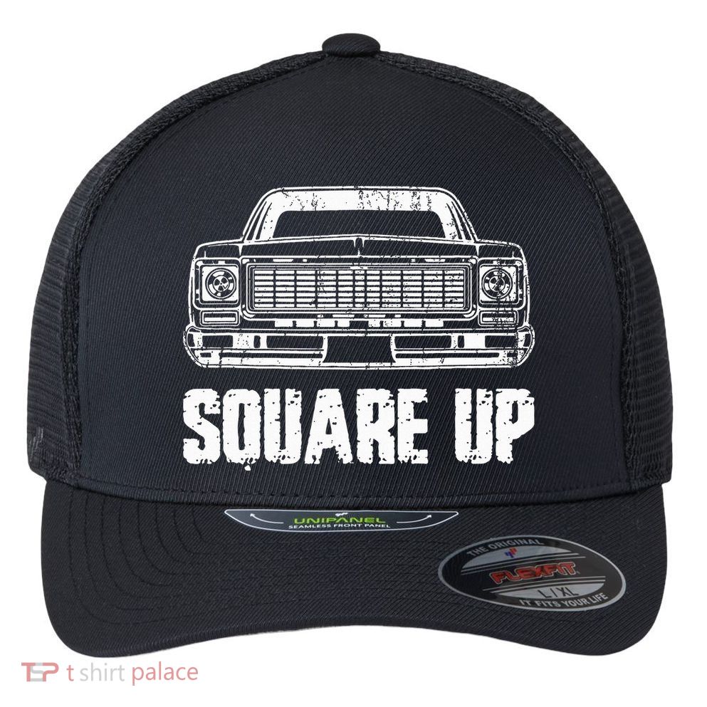 Square Up Square Body King Of Trucks Flexfit Unipanel Trucker Cap