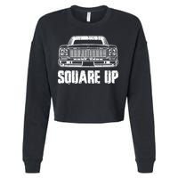 Square Up Square Body King Of Trucks Cropped Pullover Crew