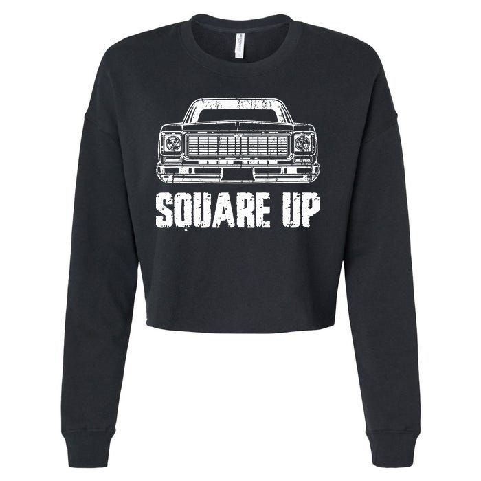 Square Up Square Body King Of Trucks Cropped Pullover Crew