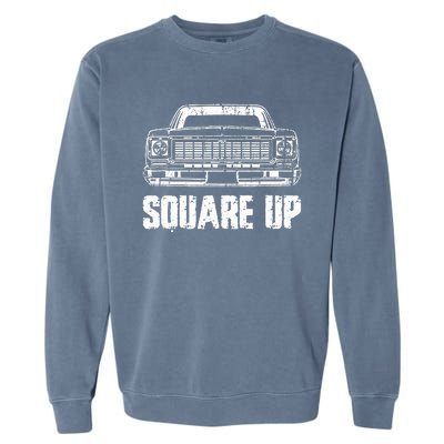 Square Up Square Body King Of Trucks Garment-Dyed Sweatshirt