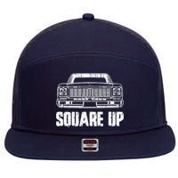 Square Up Square Body King Of Trucks 7 Panel Mesh Trucker Snapback Hat