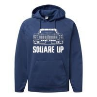 Square Up Square Body King Of Trucks Performance Fleece Hoodie