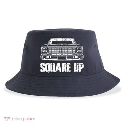 Square Up Square Body King Of Trucks Sustainable Bucket Hat