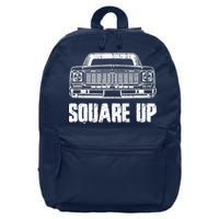 Square Up Square Body King Of Trucks 16 in Basic Backpack
