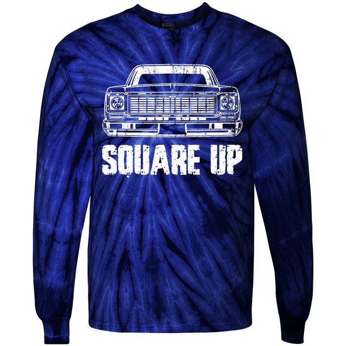 Square Up Square Body King Of Trucks Tie-Dye Long Sleeve Shirt