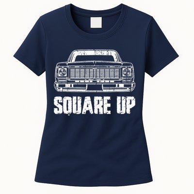 Square Up Square Body King Of Trucks Womens T-Shirt
