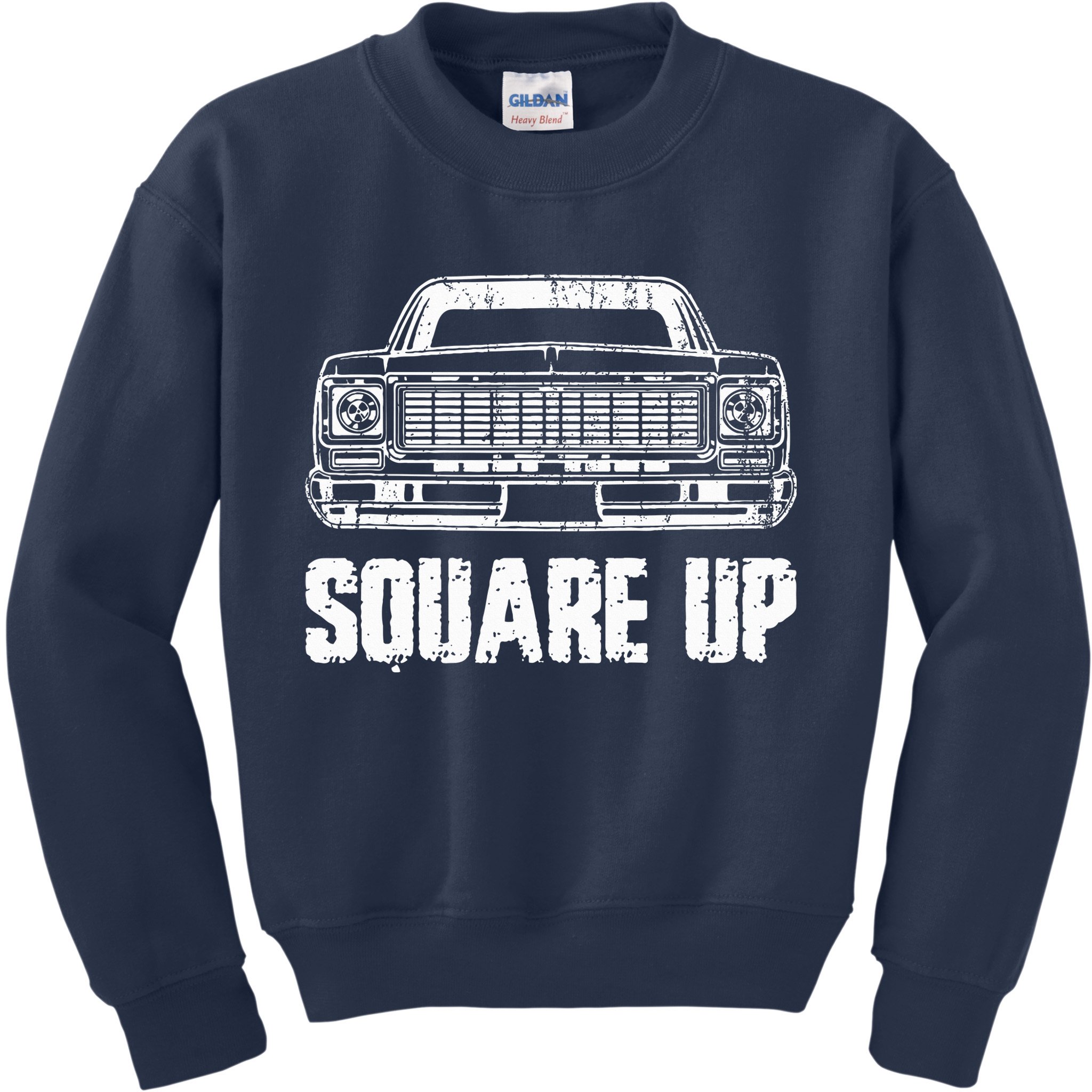 Square Up Square Body King Of Trucks Kids Sweatshirt