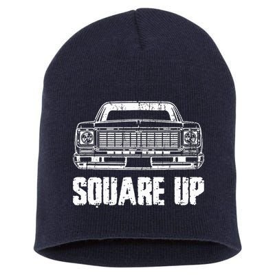 Square Up Square Body King Of Trucks Short Acrylic Beanie