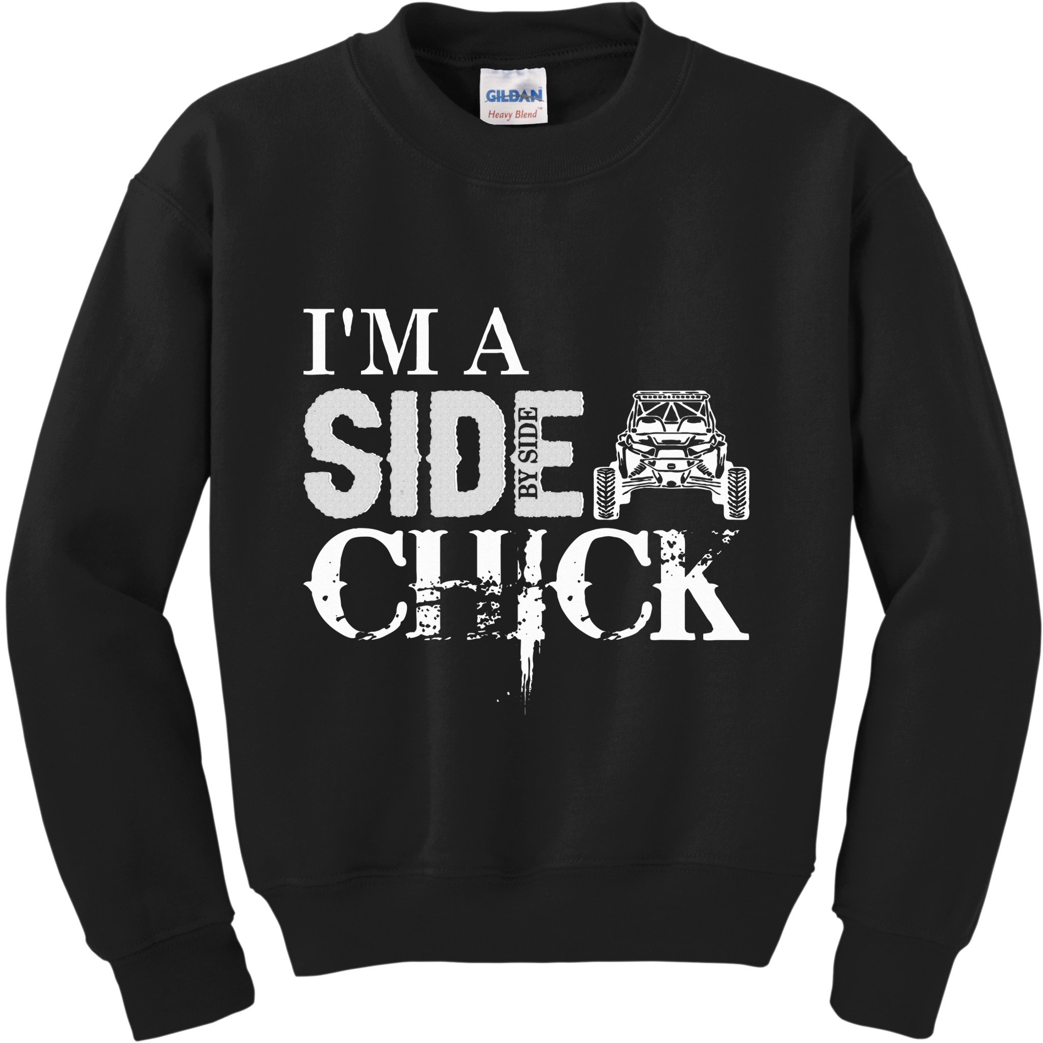 Sxs Utv Side Chick Wit & Charm Kids Sweatshirt