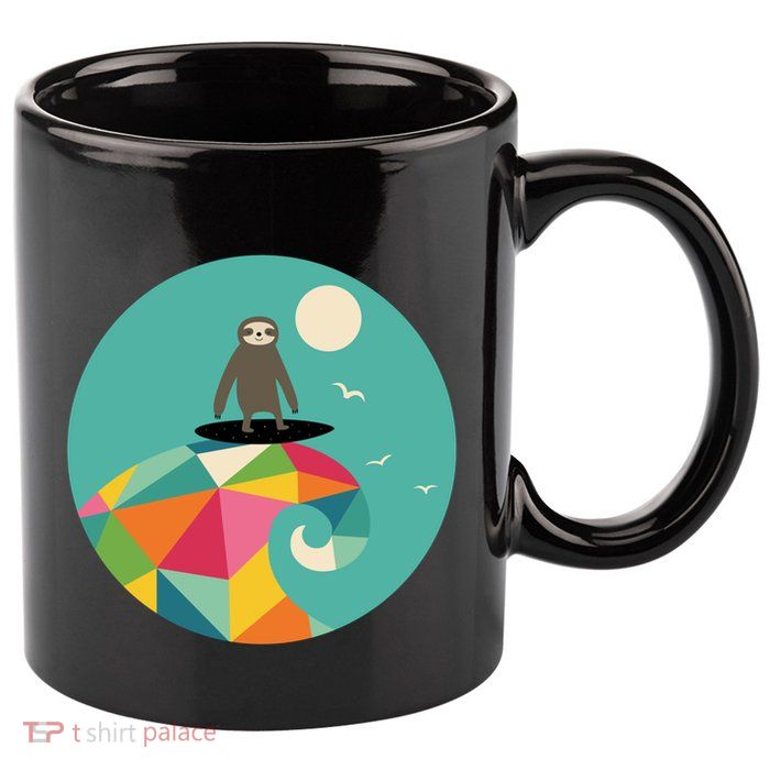Surfs Up 11oz C Handle Ceramic Mug
