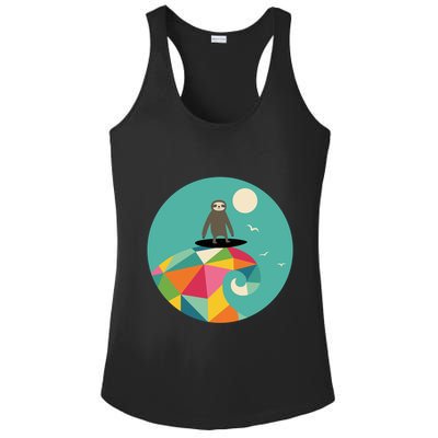 Surfs Up Ladies PosiCharge Competitor Racerback Tank