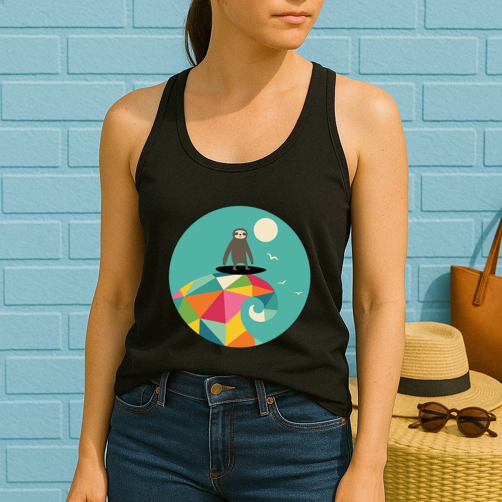 Surfs Up Womens Tank Top