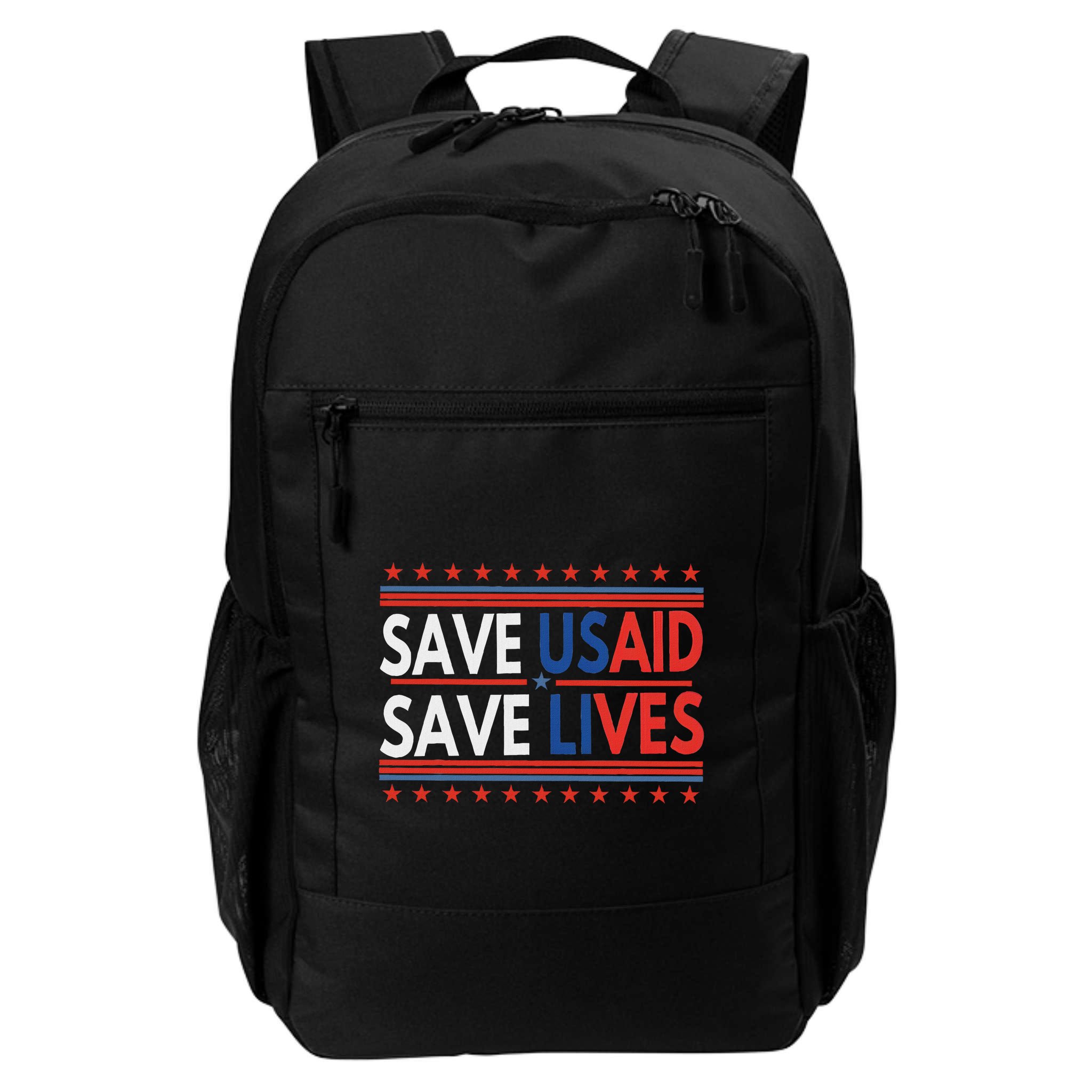 Save Usaid Saves Lives Us Agency International Development Backpack