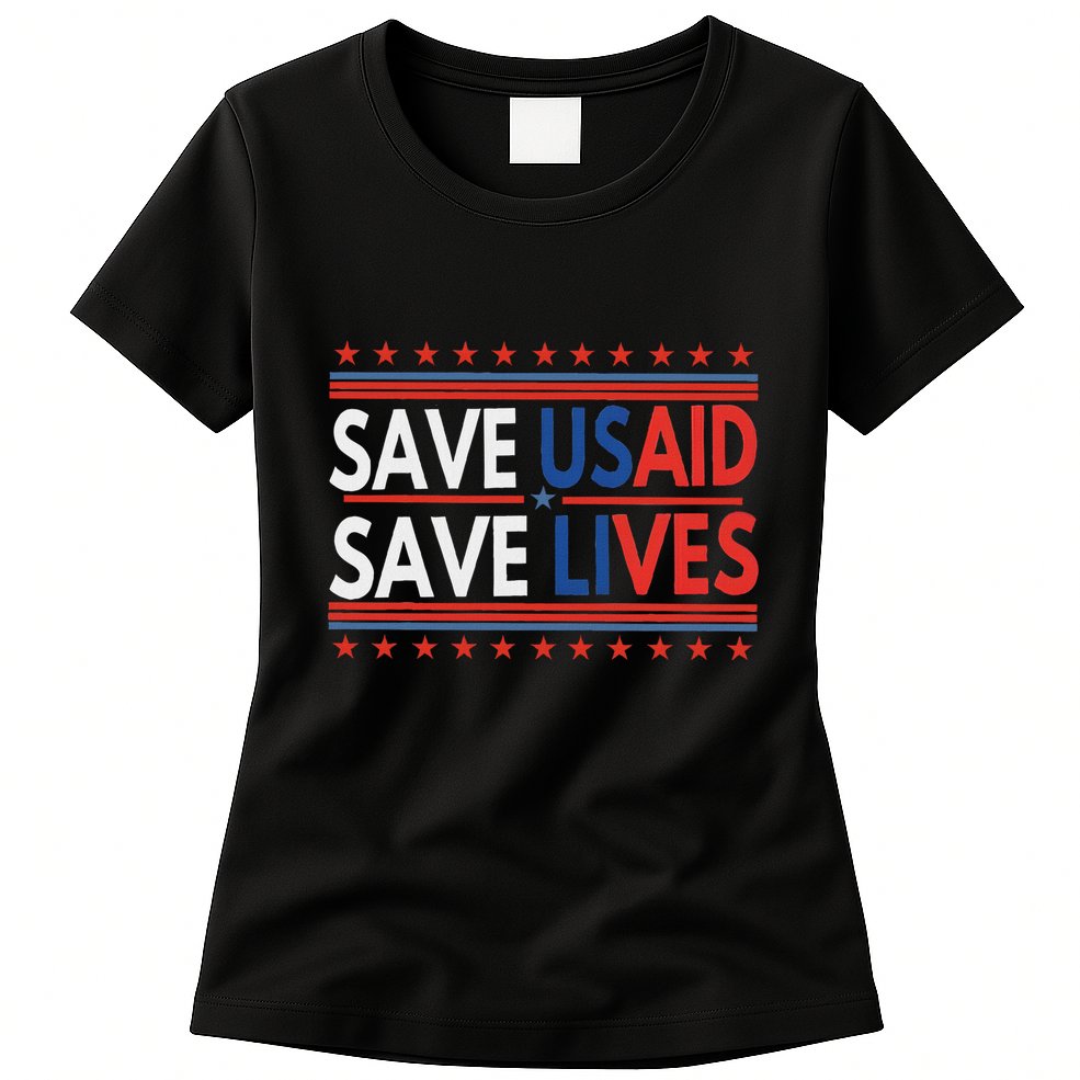 Save Usaid Saves Lives Us Agency International Development Womens T-Shirt