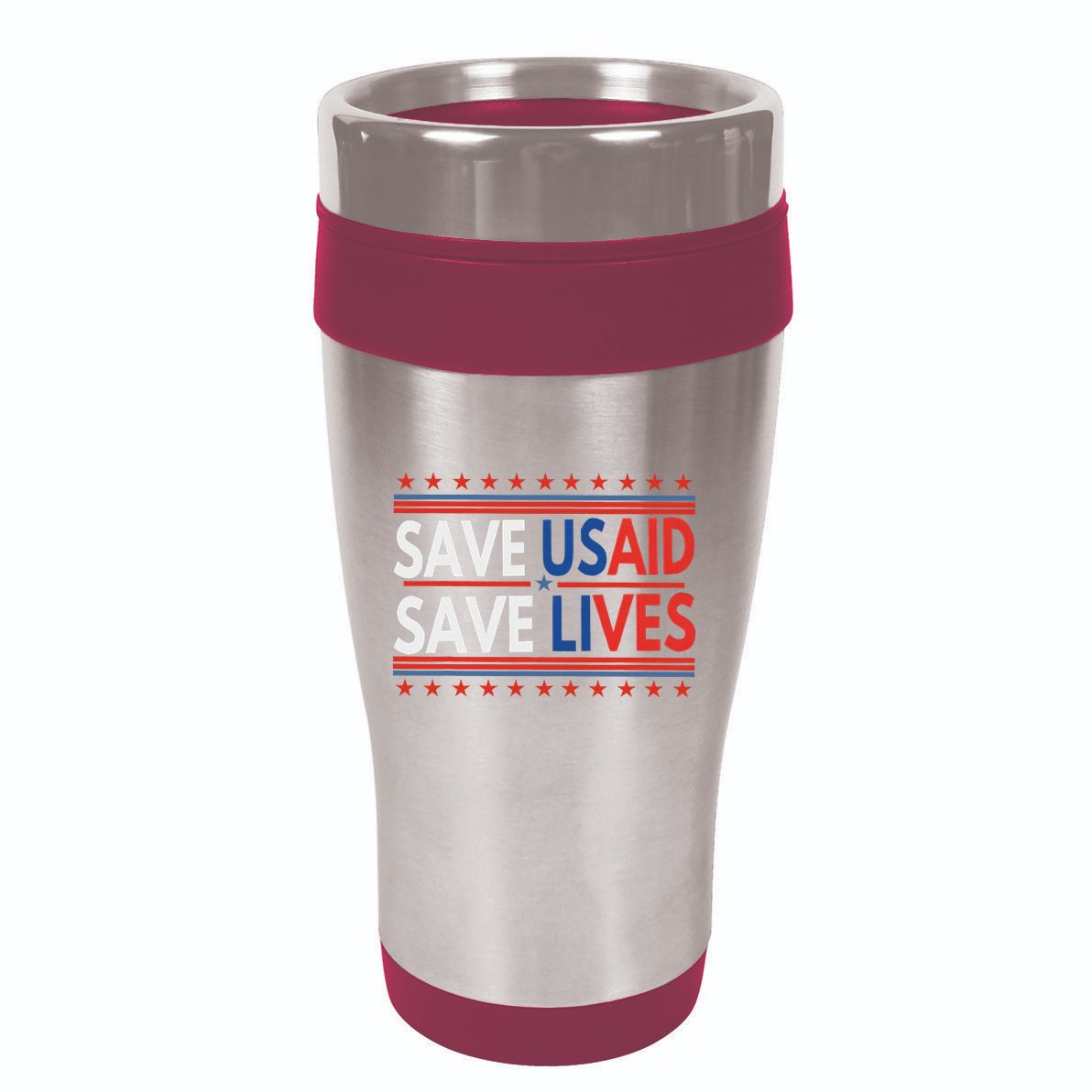 Save Usaid Saves Lives Us Agency International Development 16oz Travel Tumbler