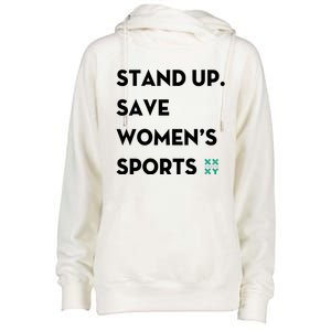 Stand Up Save Sports Womens Funnel Neck Pullover Hood